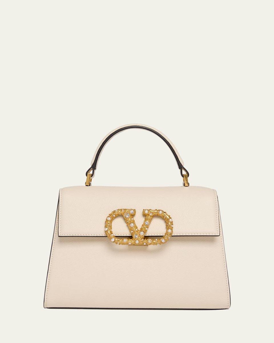 VSLING Small Leather Top-Handle Bag